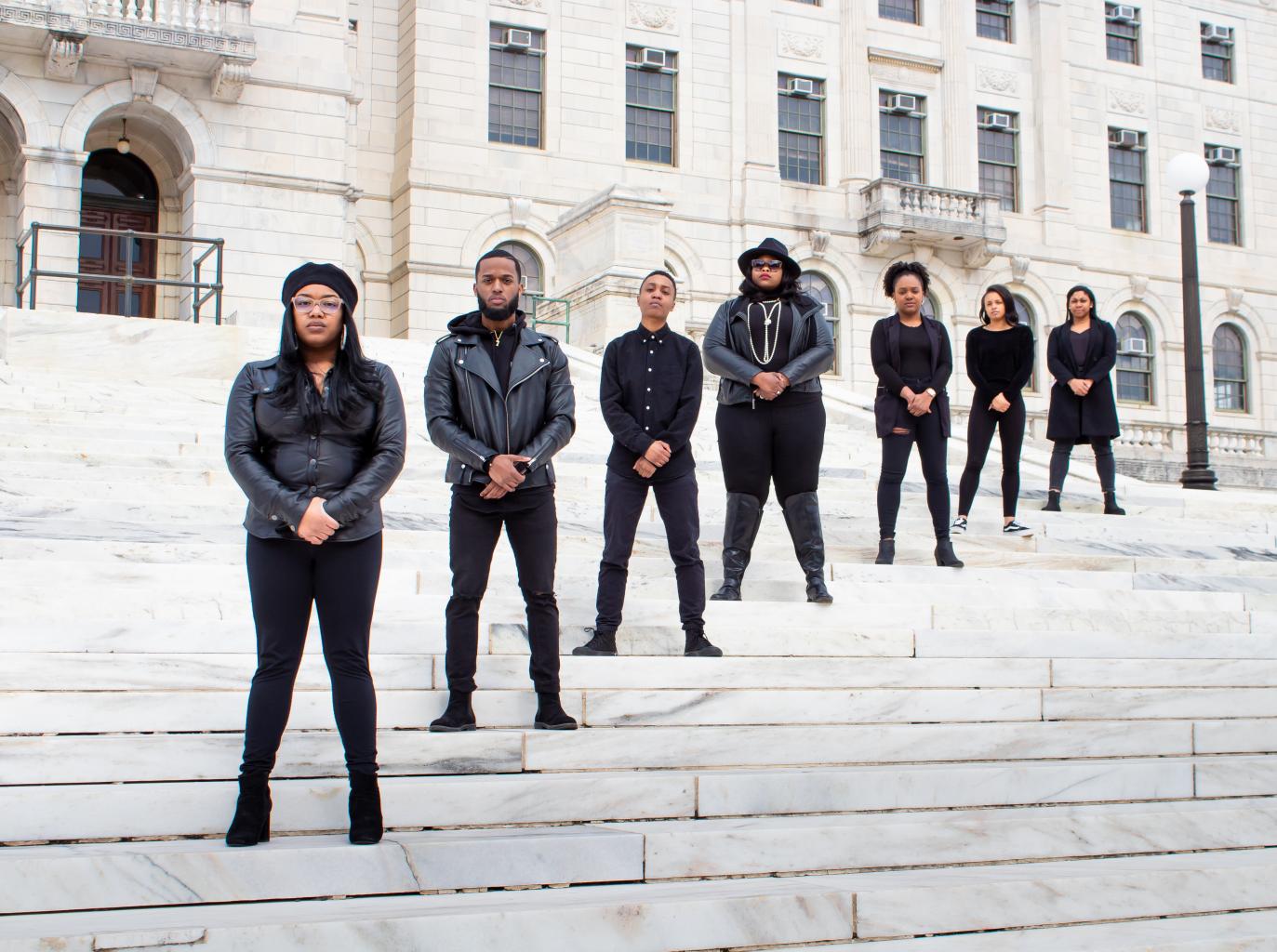 BLSA members stairs