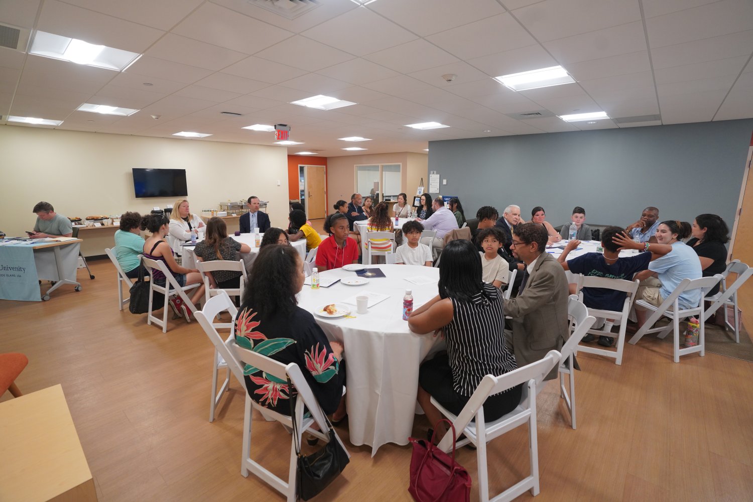 Members of Rhode Island's legal system speak with campers on what justice means to them and how they can use their voice to make positive change in the world.