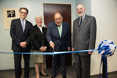 Santoro classroom dedication