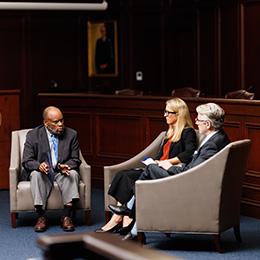 Law school professors and dean discuss important issues