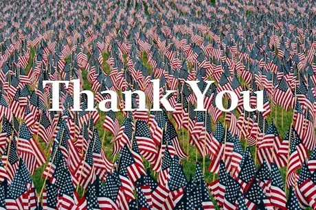 Field of United States of America Flags