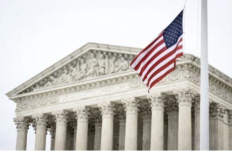 US Supreme Court building in Washington DC