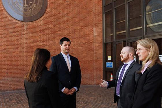 Students at the Rhode Island Judiciary