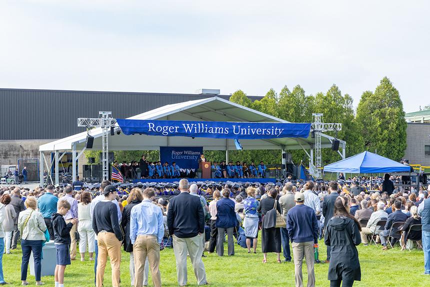 Audience at main ceremony