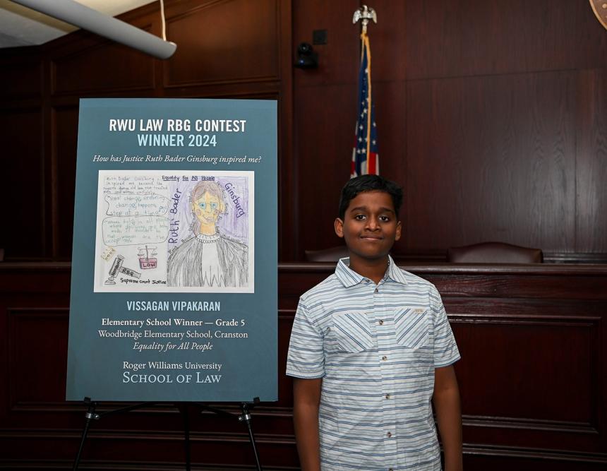 RWU Law RBG Contest Elementary School Winner 2024