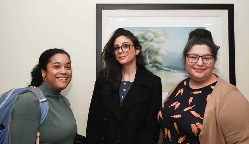 RWU Professor of Law Nicole Dyszlewski with law students