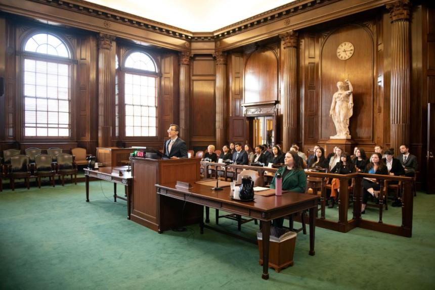 Esther Clark Competition view of finalist and gallery